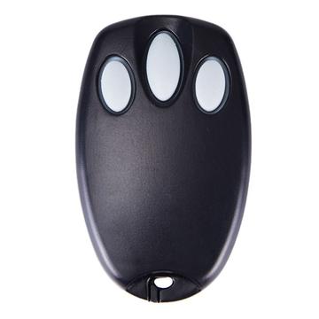 Garage Door Opener Remote Control - 3 Buttons, 100m Range, Compatible with MR & MT Motors - Grey