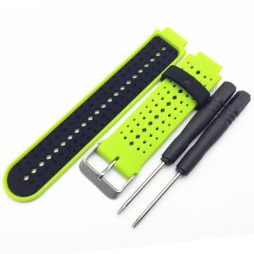 Garmin Forerunner 235/630/735 Dual-Color Silicone Sports Strap - Light Green