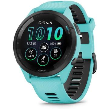 Garmin Forerunner 265 Sports Smartwatch - 46mm - Aqua / Black