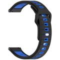 Garmin Vivoactive 6 Dual-Color Silicone Sports Strap - Black / Blue