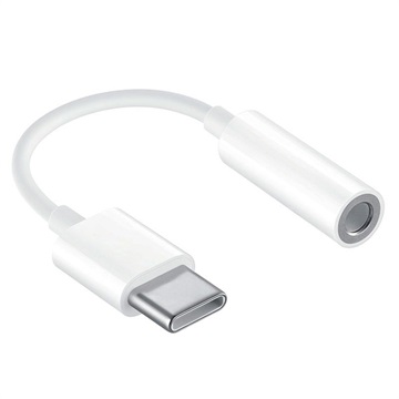 Kabelový adaptér Huawei CM20 USB -C / 3,5 mm 55030086 - Hromadný - bílý