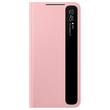 Samsung Galaxy S21+ 5G Clear View Cover EF -ZG996CPEGEE (Open Box - vynikající) - Pink