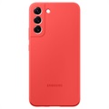 Samsung Galaxy S22+ 5G Silicone Cover EF -PS906TPEGWW - Glow Red