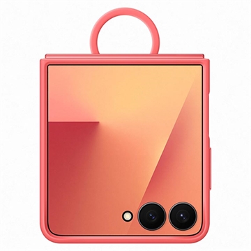 Silikonový Kryt s Držákem na Prst Samsung Galaxy Z Flip7 EF-PF766TREGWW - Červený