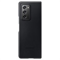 Samsung Galaxy z Fold2 5g kožená kryt EF -VF916LBEGEU - černá