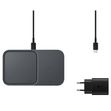 Samsung Super Fast Wireless Charger Duo s TA EP -P5400TBEGEU (Otevřený box vyhovující) - tmavě šedá