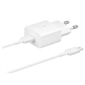 Samsung Fast Travel Charger & USB -C kabel EP -T1510XWEGEU - 15W - WHITE