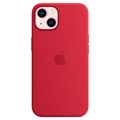 IPhone 13 Mini Apple Silicone pouzdro s Magsafe MM233ZM/A - červená
