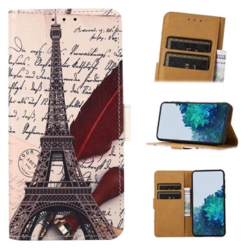 Série Glam Samsung Galaxy A73 5G Case - Eiffelova věž