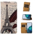 Série Glam Samsung Galaxy M52 5G Case - Eiffelova věž