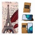 Glam Series Sony Xperia 1 IV peněženka - Eiffelova věž