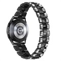 Samsung Galaxy Watch4/Watch4 Classic/Watch5/Watch6 Glam z nerezové oceli - černá