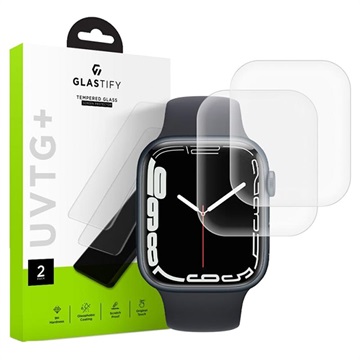 Glastify UVTG+ Apple Watch Series 7 Screen Protector - 41mm - 2 ks.
