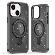 iPhone 15 Glitter Hybrid Case with Kickstand - MagSafe Compatible