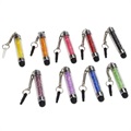 Glitter Mini Capacitive Stylus Pen s 3,5 mm zástrčkou - 9 ks.