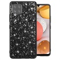 Série Glitter Samsung Galaxy A42 5G Hybrid Case - Black