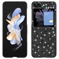 Hybridní Pouzdro Samsung Galaxy Z Flip5 Glitter Series - Černé