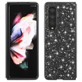 Série Glitter Samsung Galaxy Z Fold3 5g Hybrid Case - černá