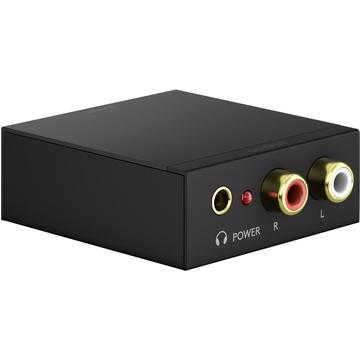 Goobay Digital to Analogue Audio Converter - Black