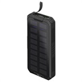 Goobay Fast Solar Power Bank 20000Mah - USB -C, USB - Black