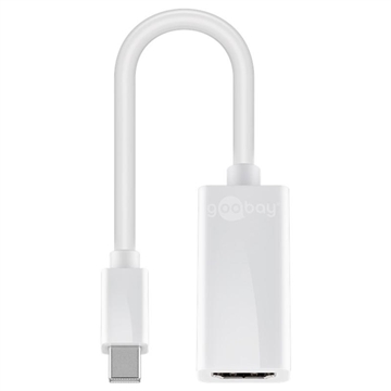 Adaptér Goobay Mini DisplayPort / HDMI – Bílý