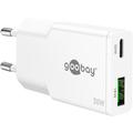 Goobay Slim USB-C PD GaN Dual Fast Charger 30W