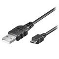 Goobay USB 2.0 / microUSB kabel - černá