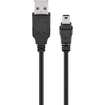 Circle USB 2.0 / Mini USB kabel - 30cm