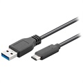 Goobay USB 3.0 / USB Type -C kabel - 0,5 m - černá