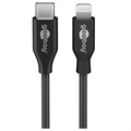Goobay USB -C / Lightning Data a nabíjecí kabel - 2M - bílá