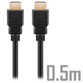 Goobay Ultra High Speed ​​HDMI 2,1 8k kabel - 0,5 m - černá