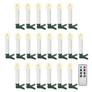 Goobay Wireless LED Christmas Tree Candles - 20 Pcs. - Warm White