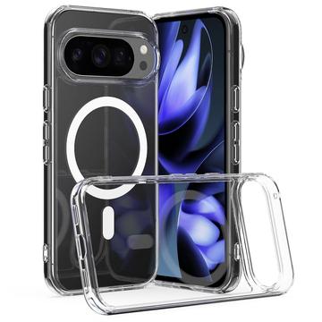 Google Pixel 10 Pro MagSafe Compatible Hybridní Pouzdro - Průhledný