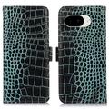 Google Pixel 10a Crocodile Series Wallet Leather Case with RFID