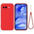 Google Pixel 10a Liquid Silicone Case with Hand Strap