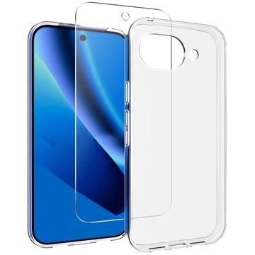 Google Pixel 10a Saii 2-in-1 TPU Case & Tempered Glass Screen Protector