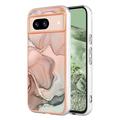 Google Pixel 8a Marble Pattern Electroplated IMD TPU Case