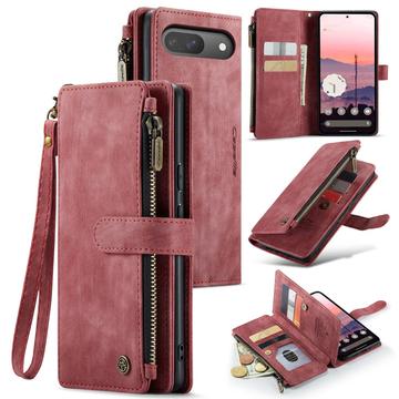 Google Pixel 9/9 Pro Caseme C30 Multifunctional Wallet Case - Red