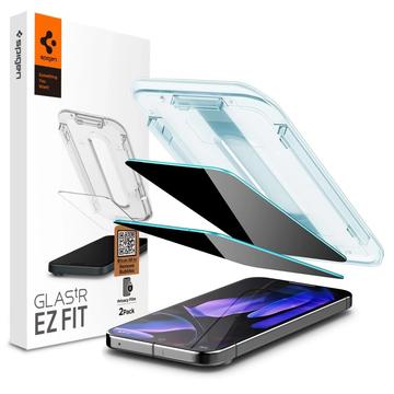 Google Pixel 9 Pro XL Spigen Glas.tR Ez Fit Privacy Screen Protector - 2 Pcs.