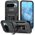 Google Pixel 9/9 Pro Rotary Ring Hybrid Case with Camera Shield