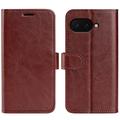 Google Pixel 9a Wallet Case Magnetic Closure - Brown