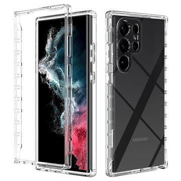Hybridní Pouzdro Samsung Galaxy S23 Ultra 5G Gradient Series - Průhledné