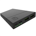 Green Cell PowerPlay10S Power Bank 10000mAh - USB-C PD, 2x USB-A - Černá