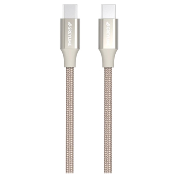 Pletený Kabel USB-C / USB-C GreyLime - 2 m