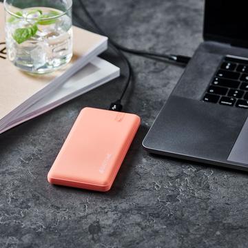 GreyLime Ocean Power Bank - 10000mAh, 10.5W - Coral Red