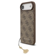 iPhone 17 Air Guess 4G Charm Hybrid Case - MagSafe Compatible - Brown
