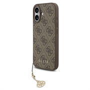iPhone 17 Guess 4G Charm Hybrid Case - MagSafe Compatible - Brown