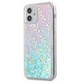 Hádejte 4G Liquid Glitter iPhone 12 Mini Hybrid Case - Pink / Blue