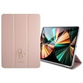 Hádej Saffiano iPad Pro 12.9 (2021) Folio Case - Pink