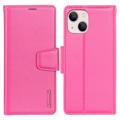 Hanman Mill iPhone 14 Plus Pouzdro na Peněženku - Horká růžová